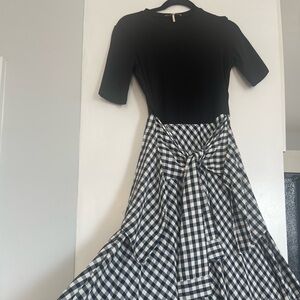 Maje waist tie dress.